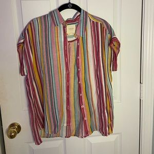 Target striped flannel